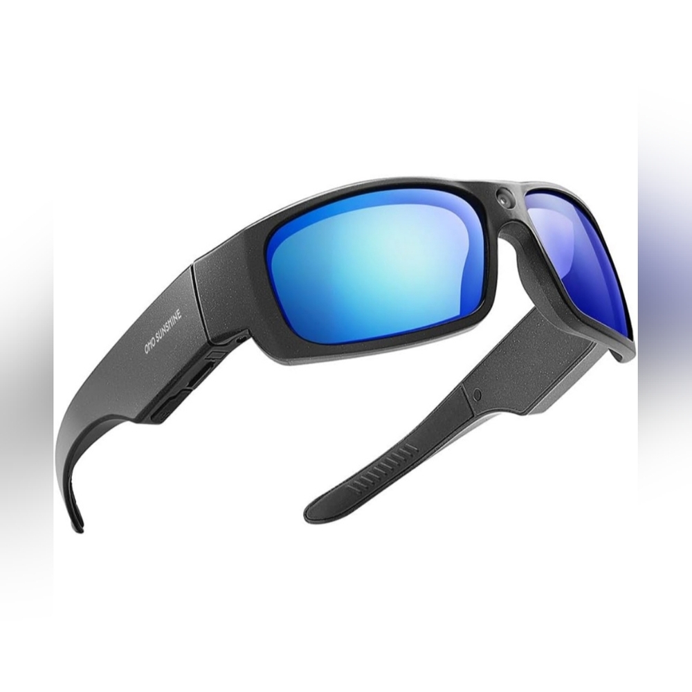 OhO Camera Sunglasses,Full HD 1080p 32GB Sports Cam Sunglasses with Polarized UV